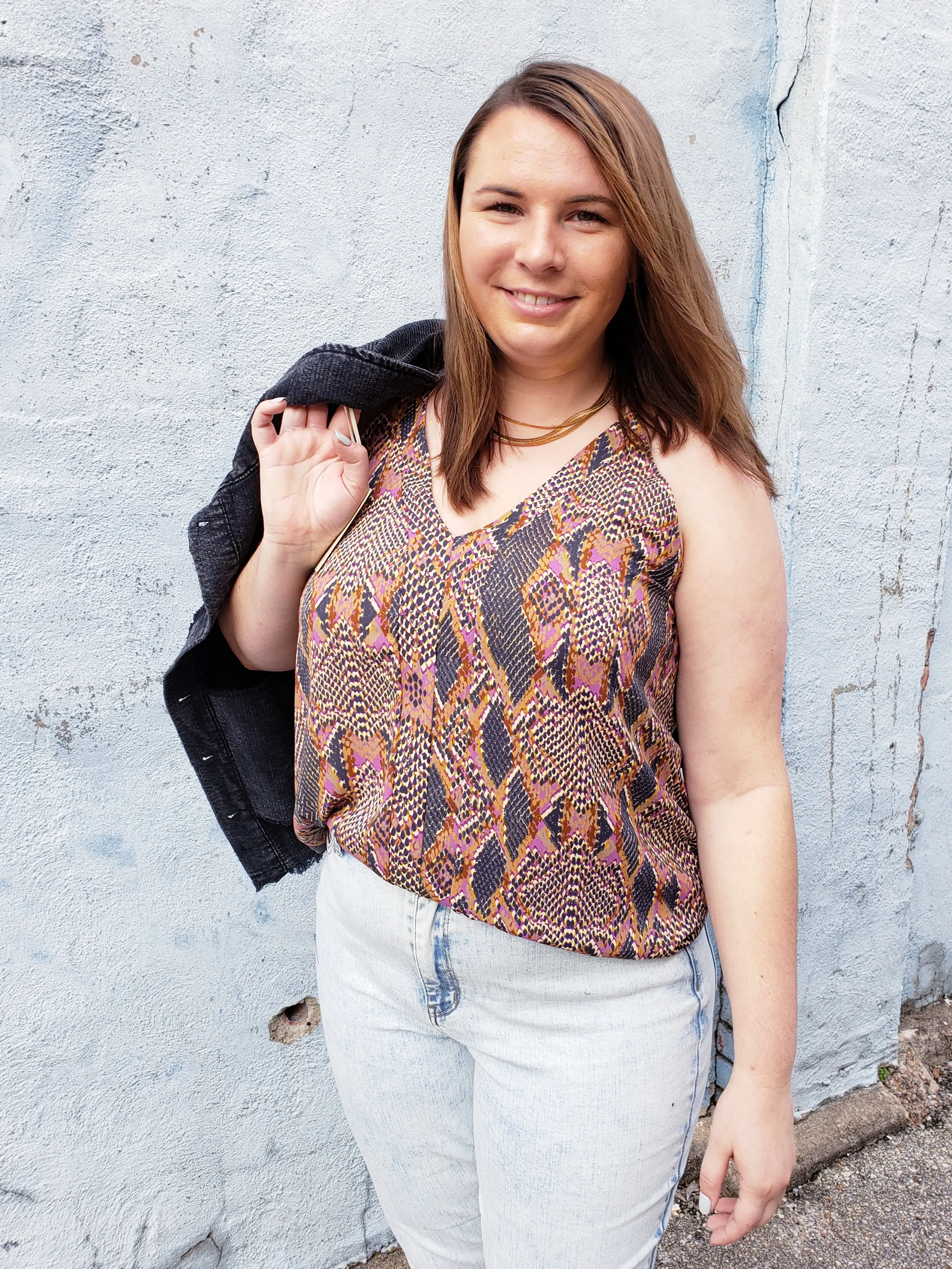 Serena Tank: Charcoal Mix