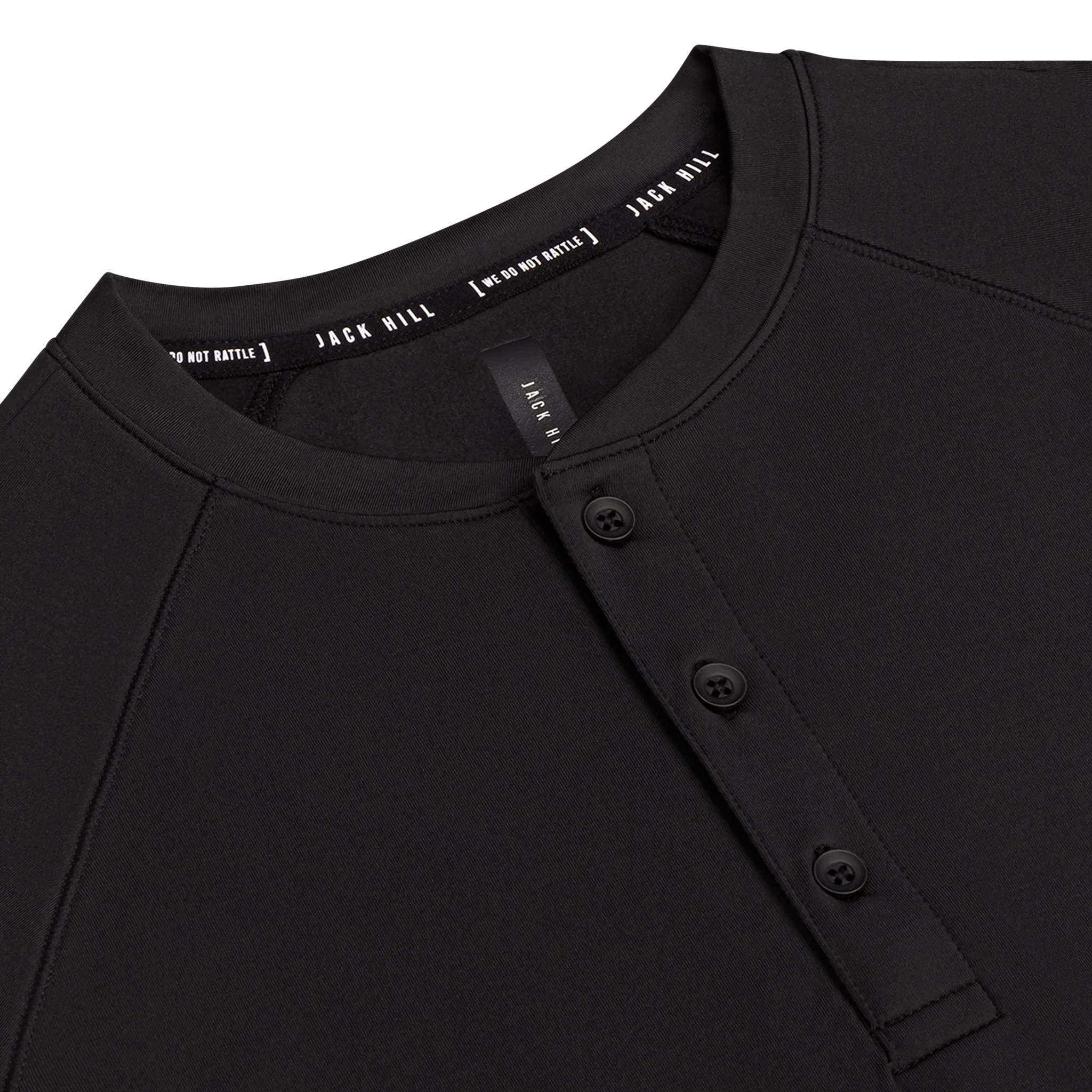 Seven Senses Henley White LS (Final Sale)
