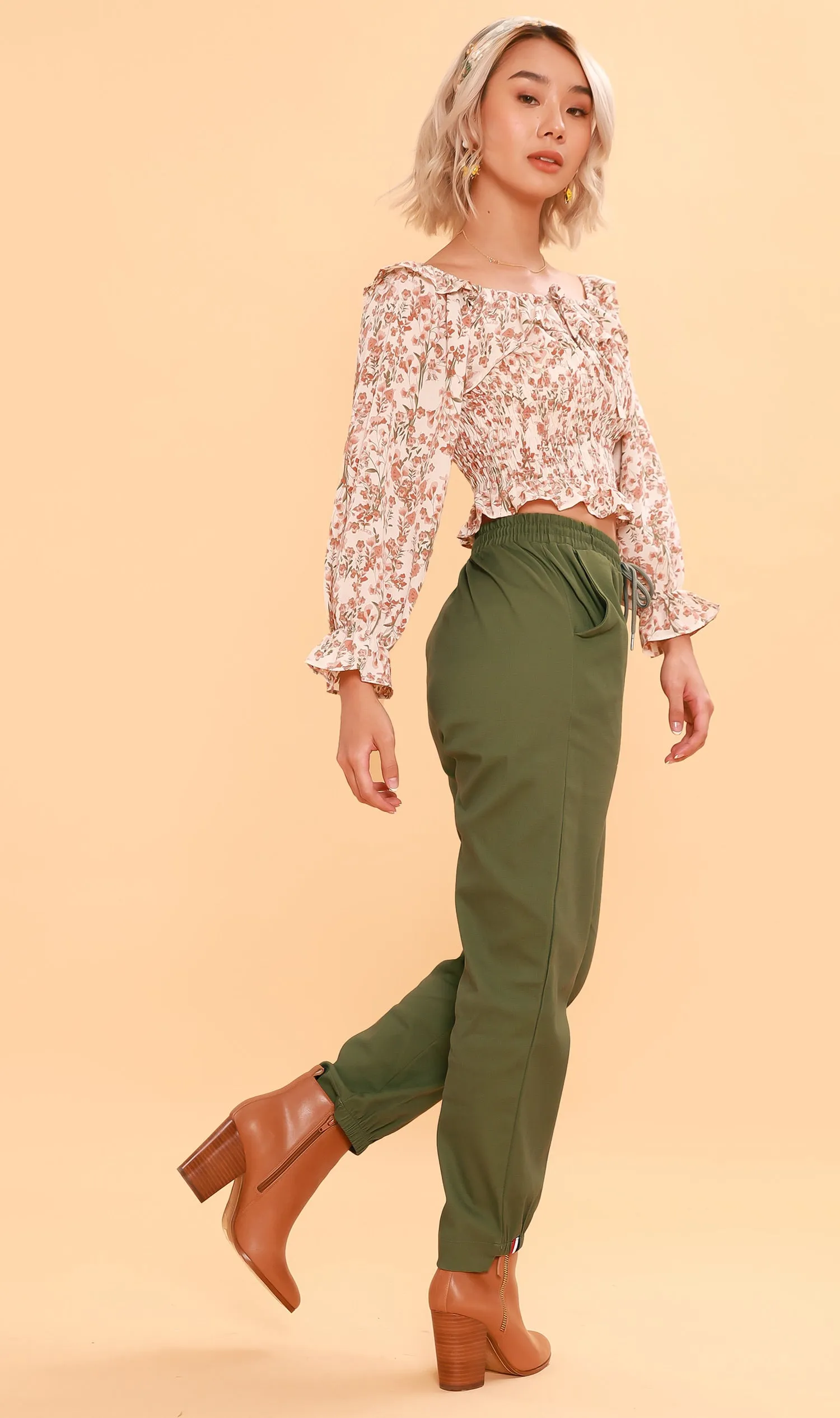 SHANNON Drawstring Pants (Green)