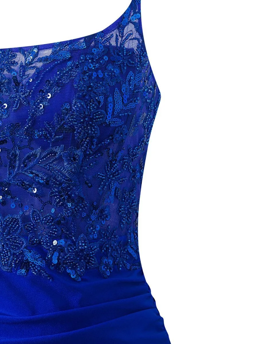 Sheath Short Spaghetti Strap Jersey Homecoming Dresses