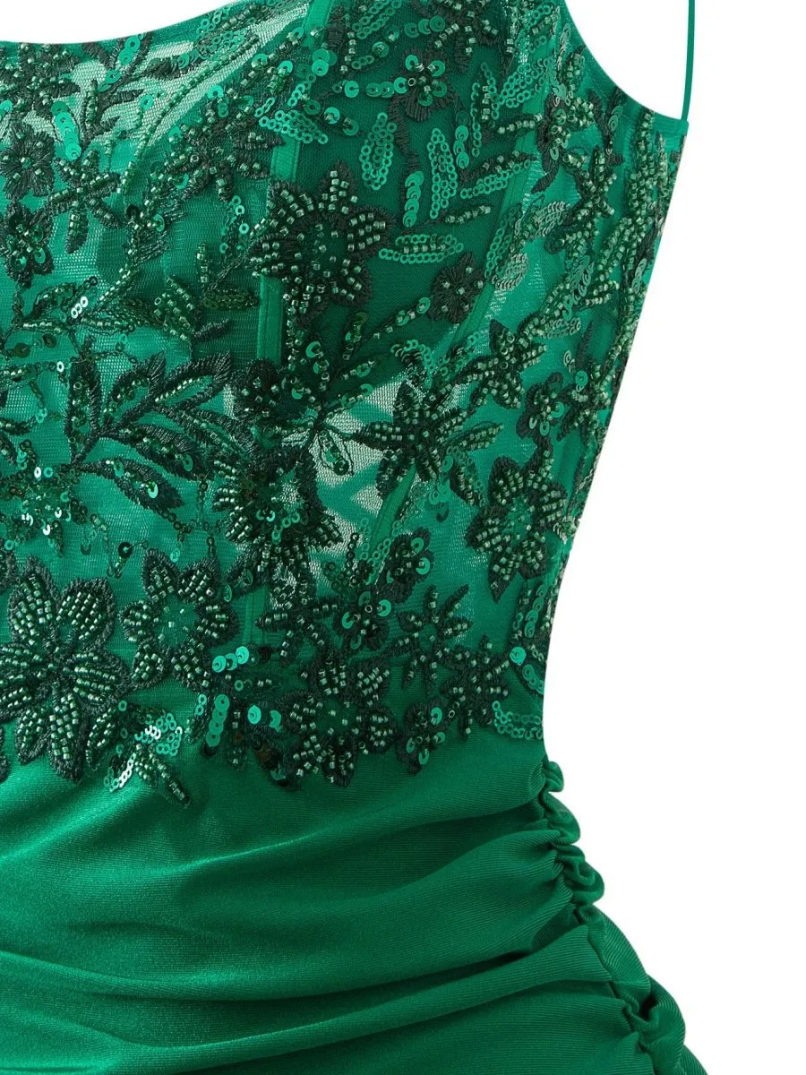 Sheath Short Spaghetti Strap Jersey Homecoming Dresses