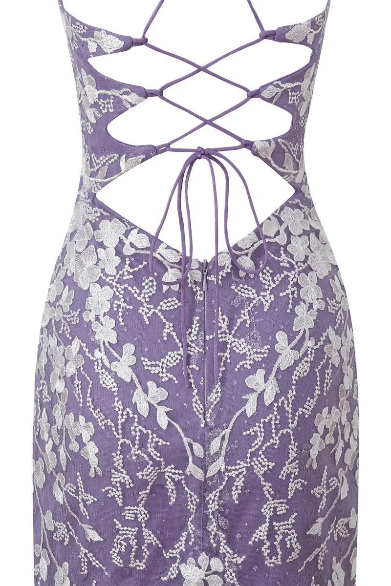 Sheath Short Spaghetti Straps Lace Homecoming Dresses