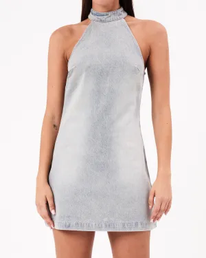 SHIFT DRESS CATERINA - LIGHT VINTAGE BLUE - ABRAND