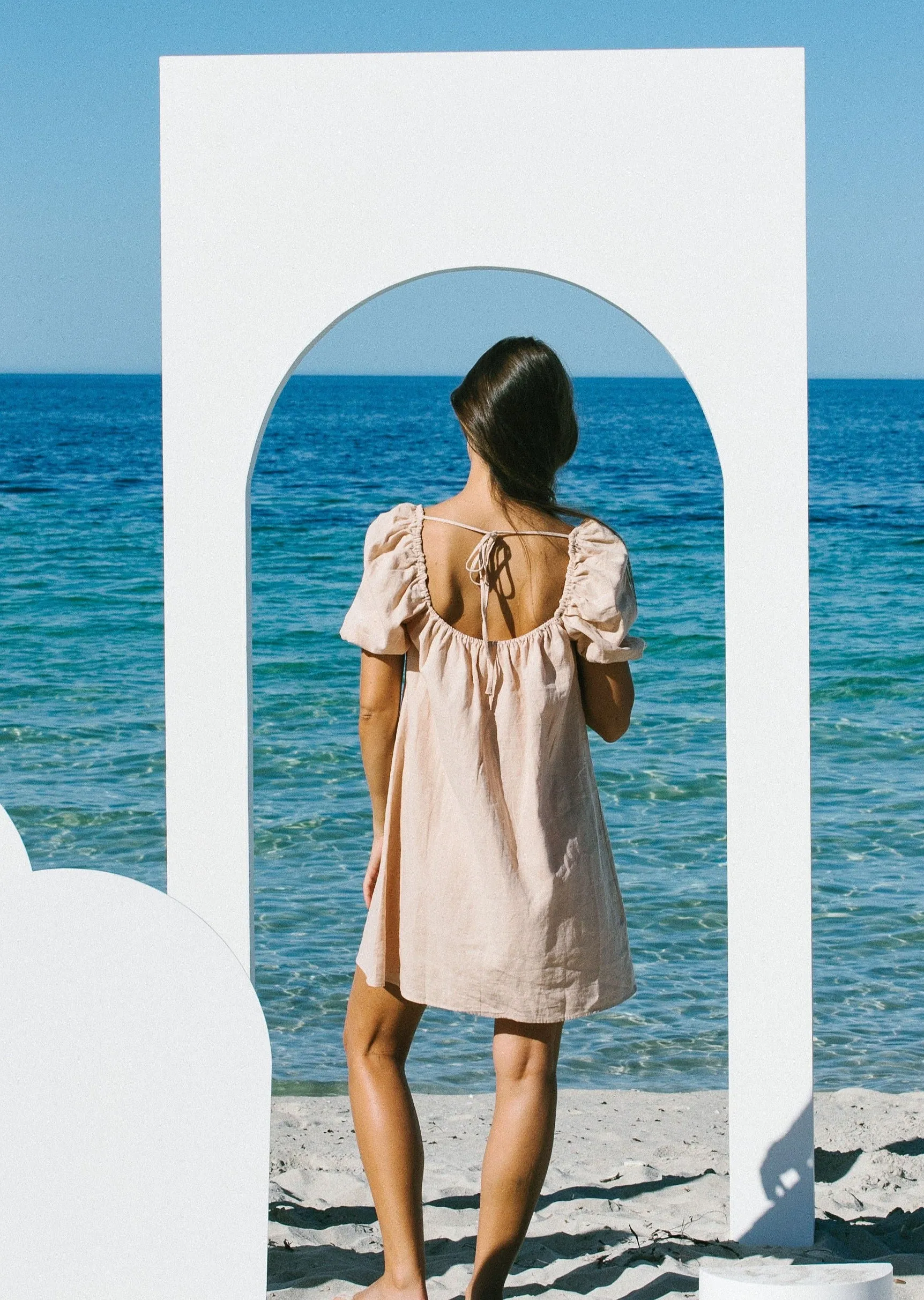 Shift Dress // Sand