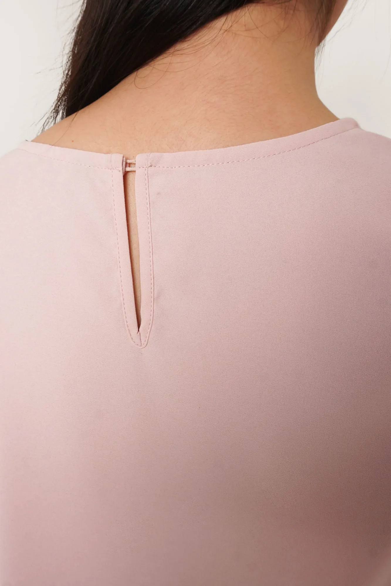 Shift Dress with Pleated Skirt
