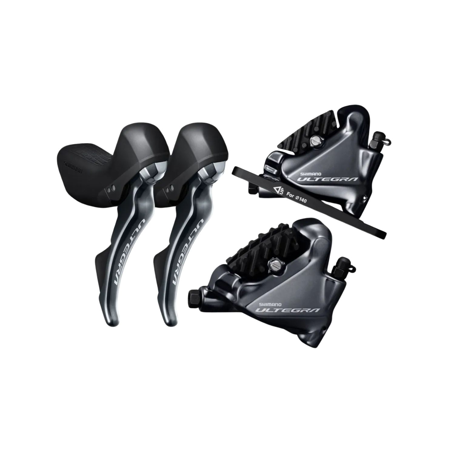 Shimano Ultegra ST-R8020 Shifters   Flat Mount Caliper Set (Disc Brake)