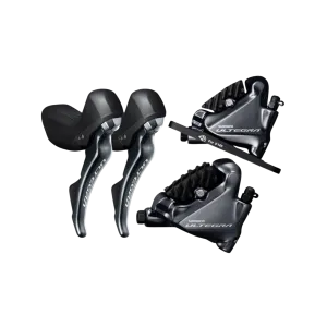 Shimano Ultegra ST-R8020 Shifters   Flat Mount Caliper Set (Disc Brake)