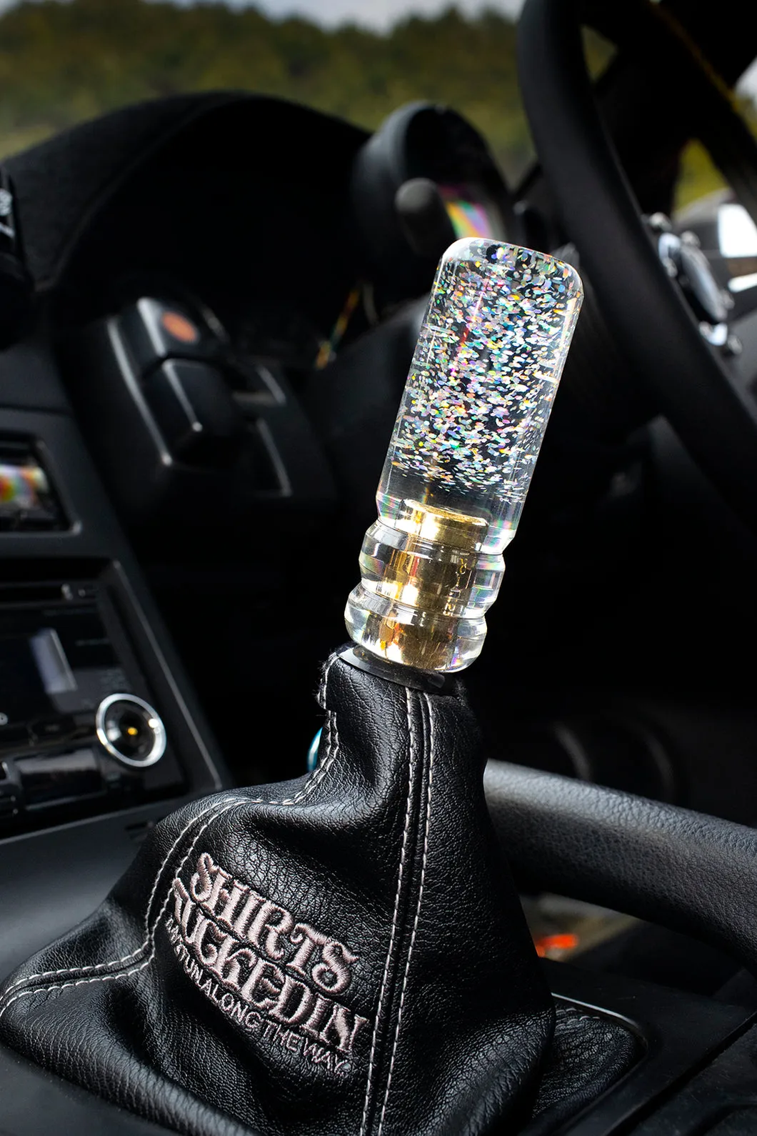 SHIRTSTUCKEDIN DRIVING FORCE RAINBOW CRYSTAL SHIFT KNOBS