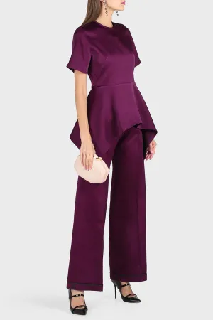 Short Sleeve Peplum Top