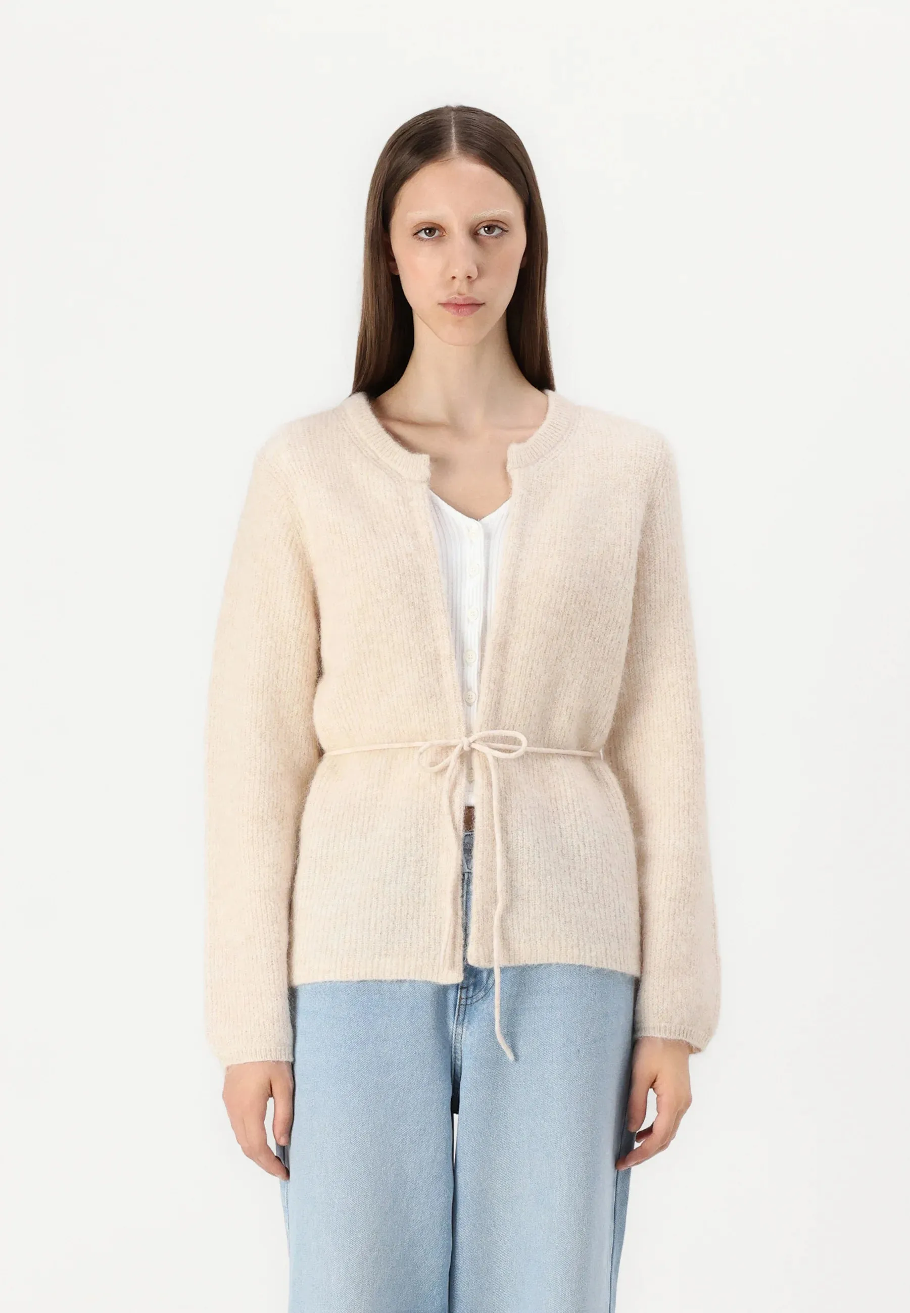 Sia Belted Wool Cradigan