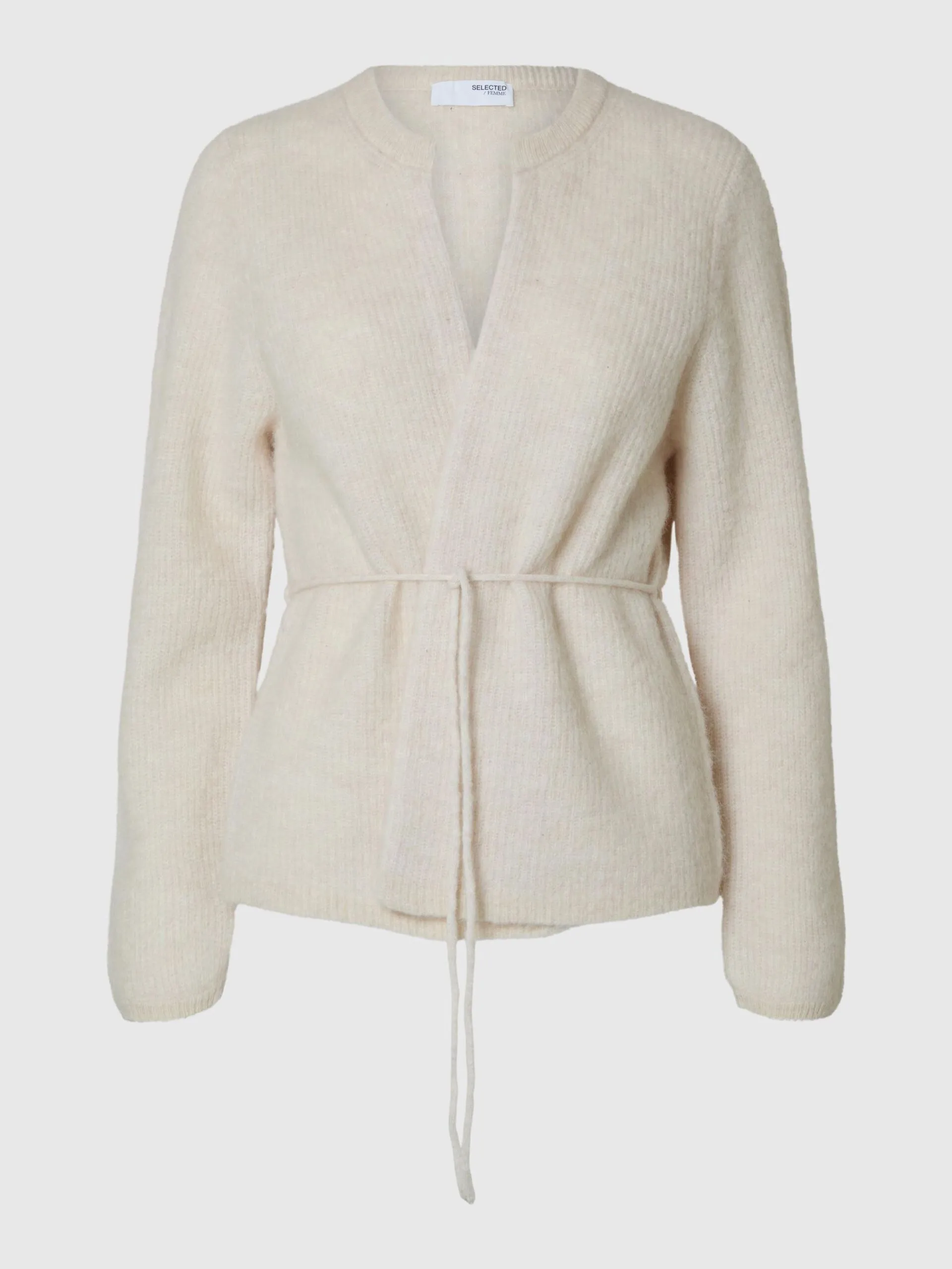 Sia Belted Wool Cradigan