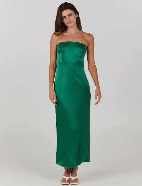 Sinead Midi Dress Emerald Green
