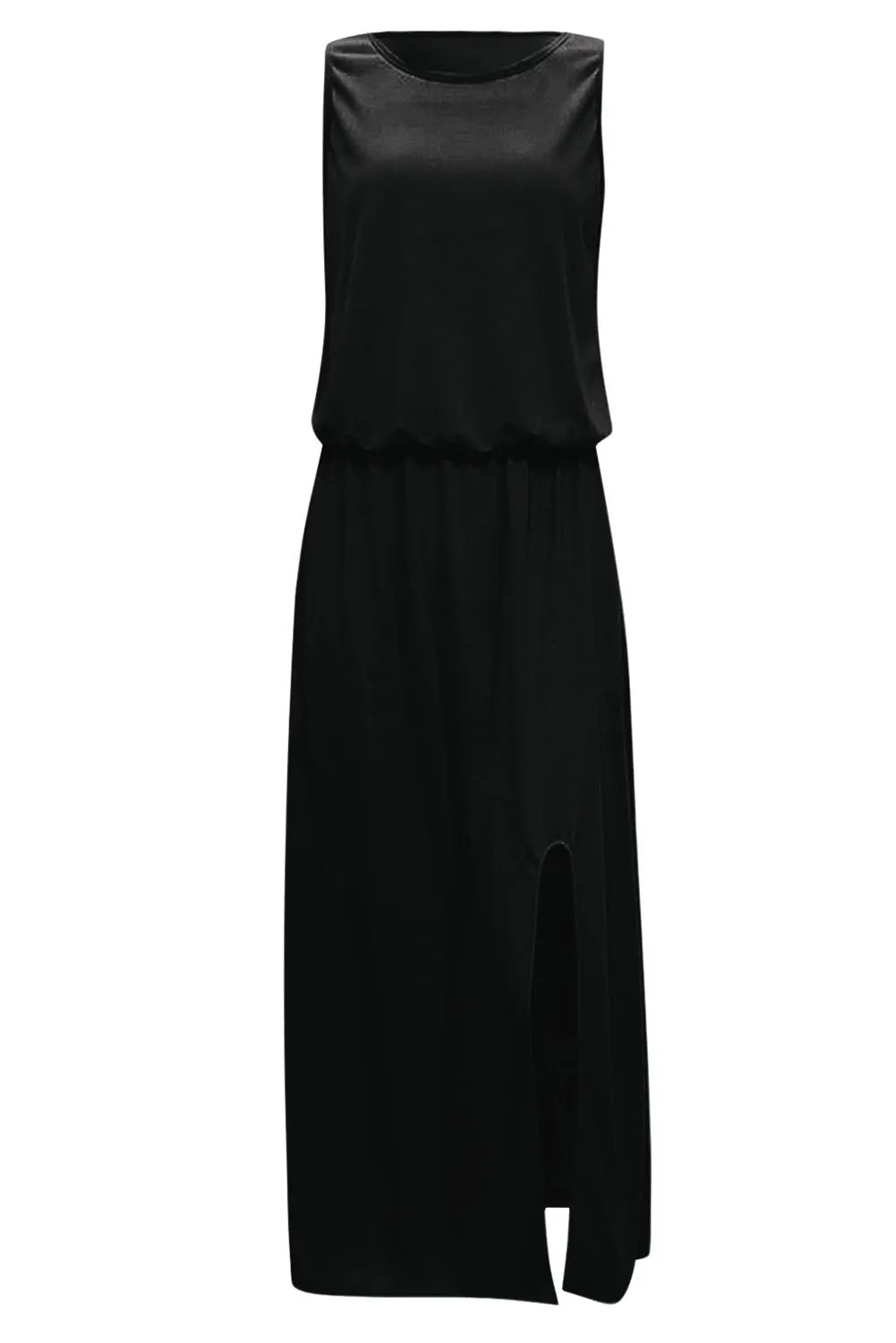 Smocked Empire Waist Shift Dress with Ruffled Sleeves and Abstract Print