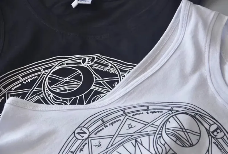Solar/Lunar Cropped Tank Tops
