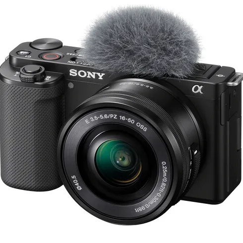 Sony ZV-E10 Mirrorless Camera with 16-50mm Lens (Black)