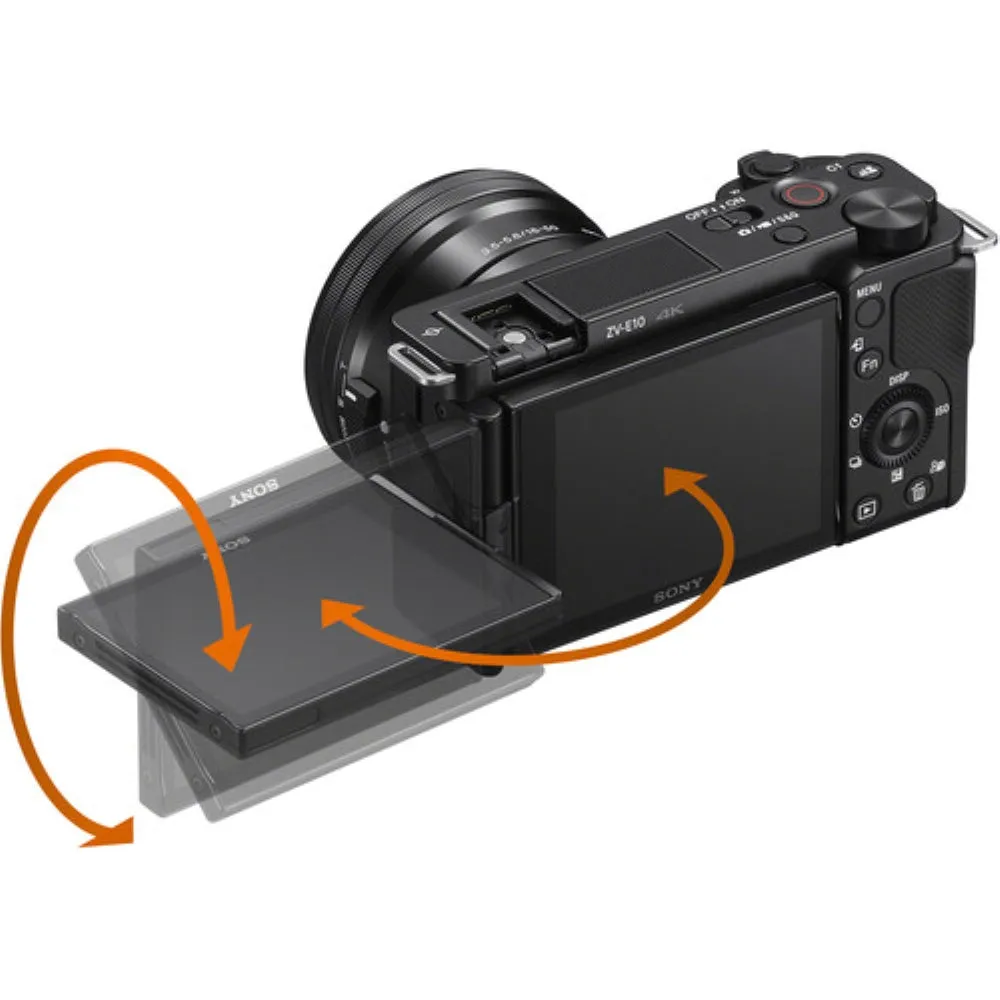 Sony ZV-E10 Mirrorless Camera with 16-50mm Lens | Black