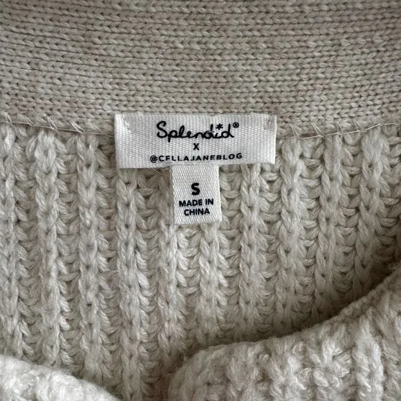 Splendid x @Cellajaneblog Open Cardigan S White
