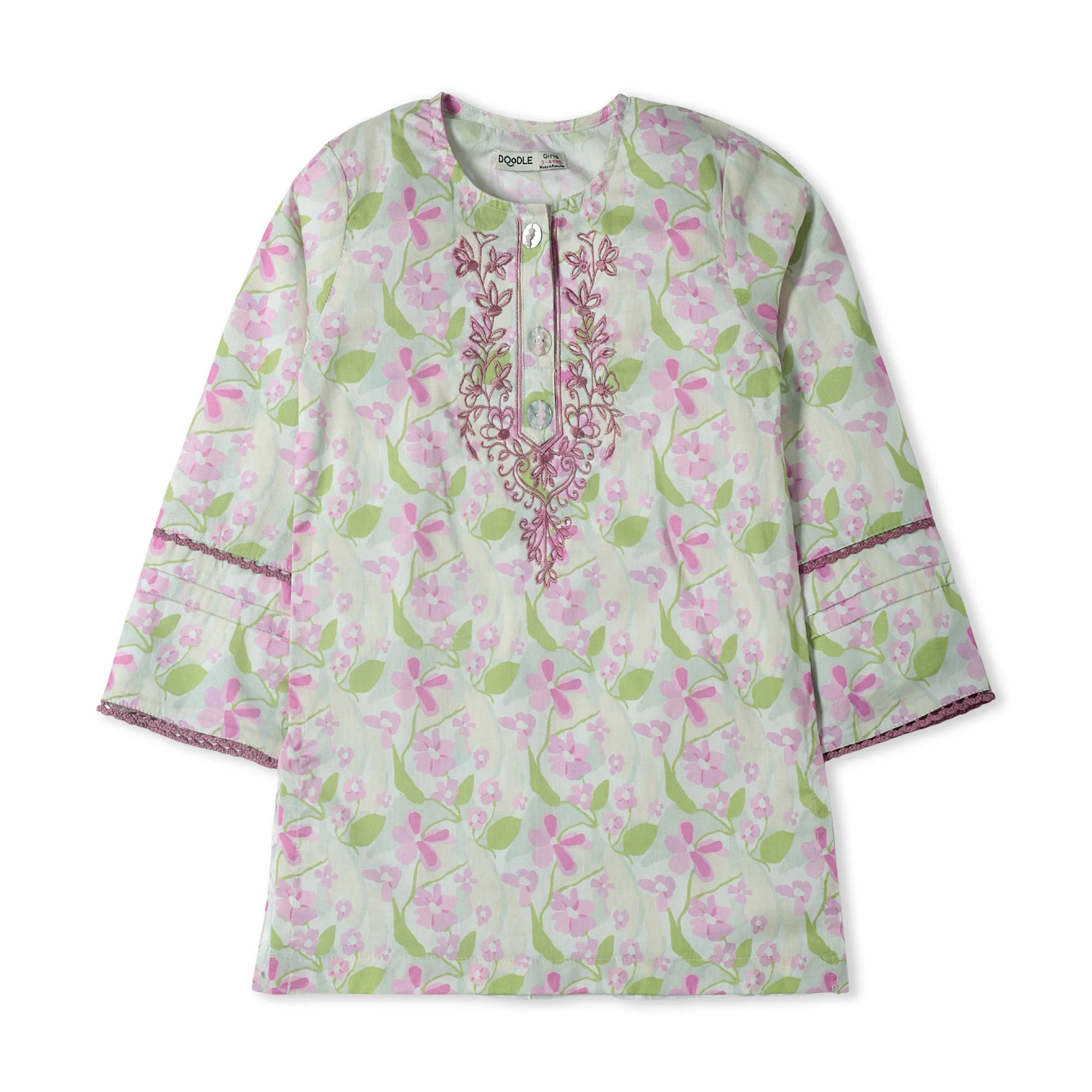 Spring Blossom Girls' Tunic