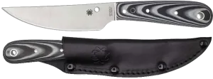 Spyderco - Bow River Plain Edge w/Leather Sheath {Phil Wilson Design}