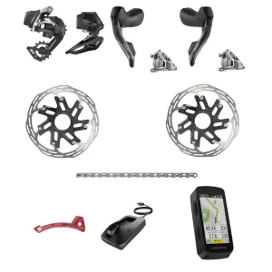 SRAM Red eTap AXS 2X E1 Electronic HRD Groupset with Hammerhead Karoo