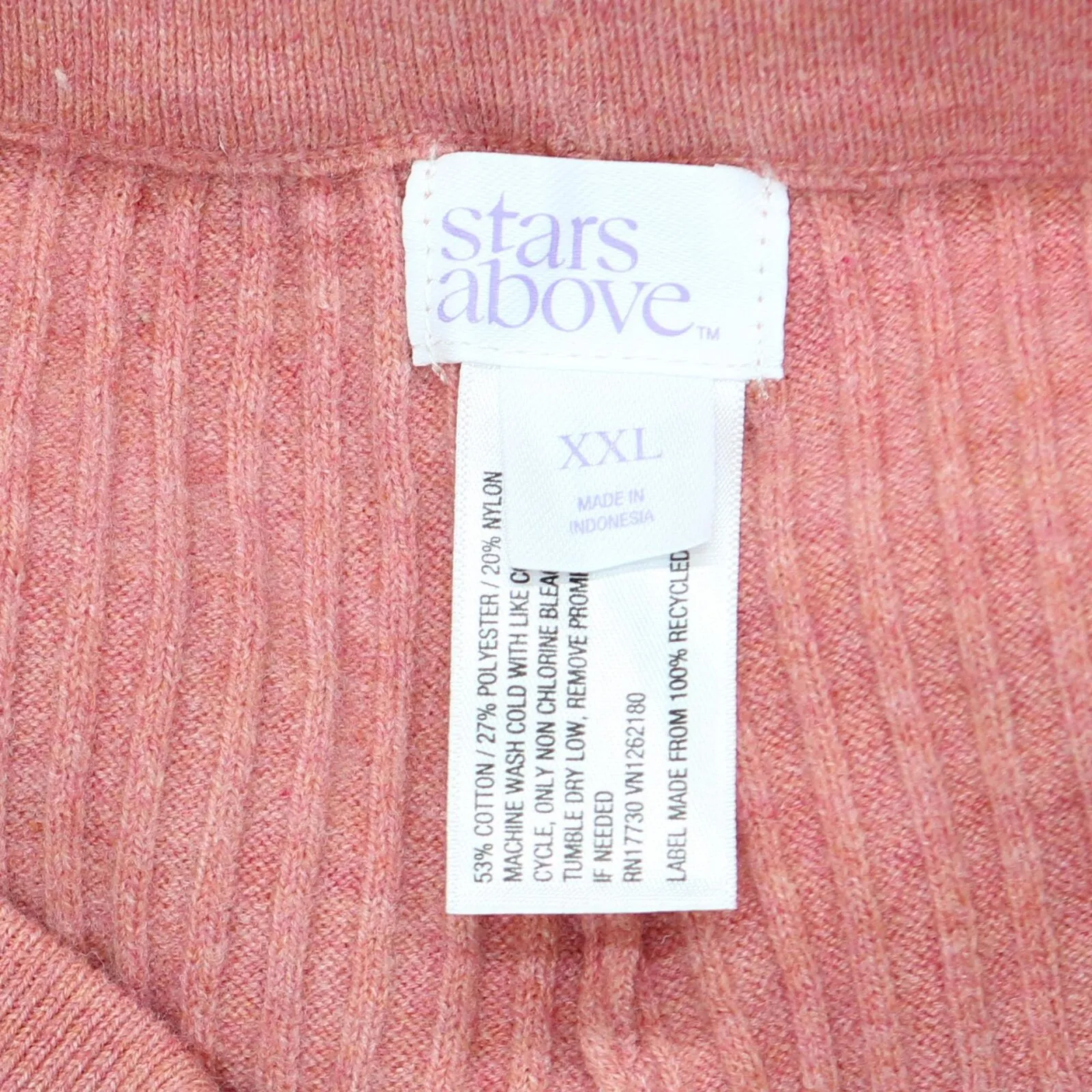 Stars Above Women's Ribbed Sweater Cropped Lounge Pants