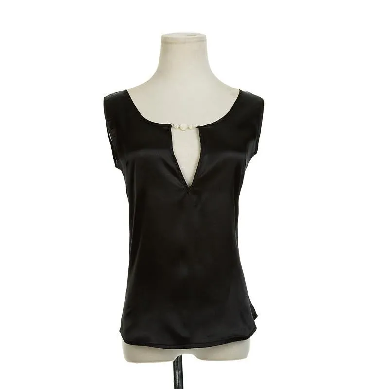 Style Low V-neck Sleeveless Womens Tank Top Loose Cotton Halter Women Tops 12 Colors S M L XL XXL XXXL