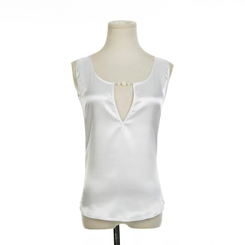 Style Low V-neck Sleeveless Womens Tank Top Loose Cotton Halter Women Tops 12 Colors S M L XL XXL XXXL