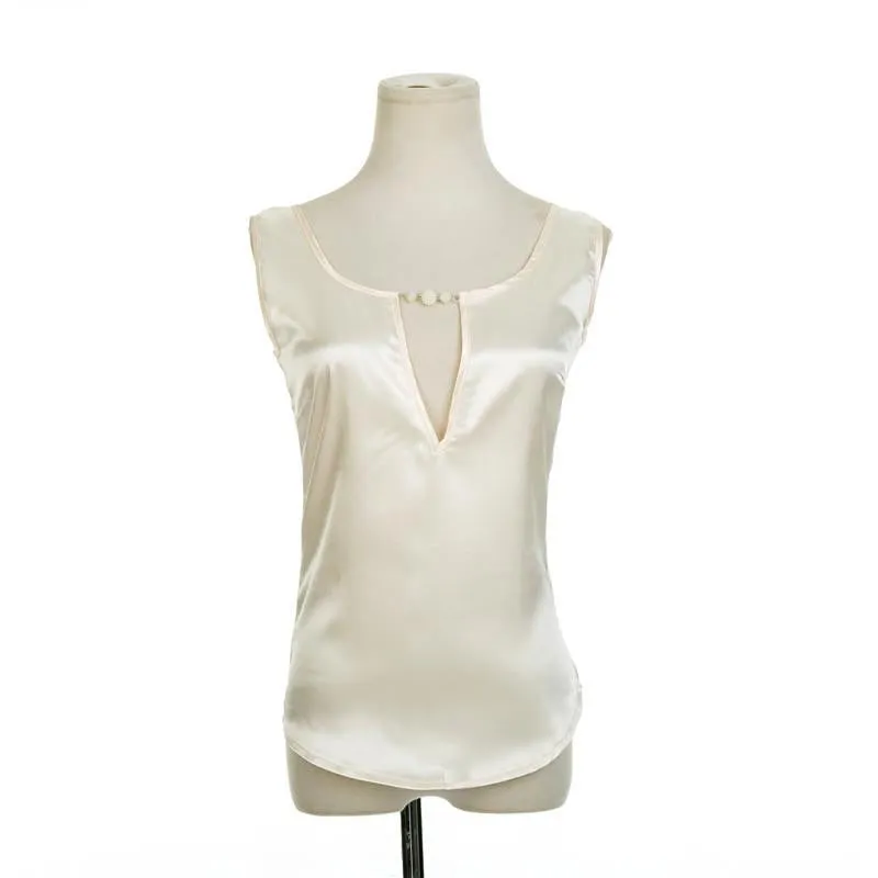 Style Low V-neck Sleeveless Womens Tank Top Loose Cotton Halter Women Tops 12 Colors S M L XL XXL XXXL
