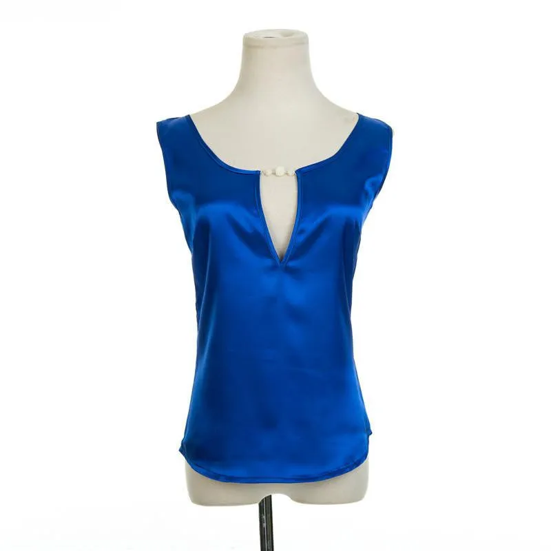 Style Low V-neck Sleeveless Womens Tank Top Loose Cotton Halter Women Tops 12 Colors S M L XL XXL XXXL