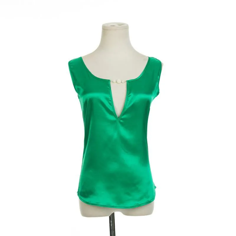 Style Low V-neck Sleeveless Womens Tank Top Loose Cotton Halter Women Tops 12 Colors S M L XL XXL XXXL