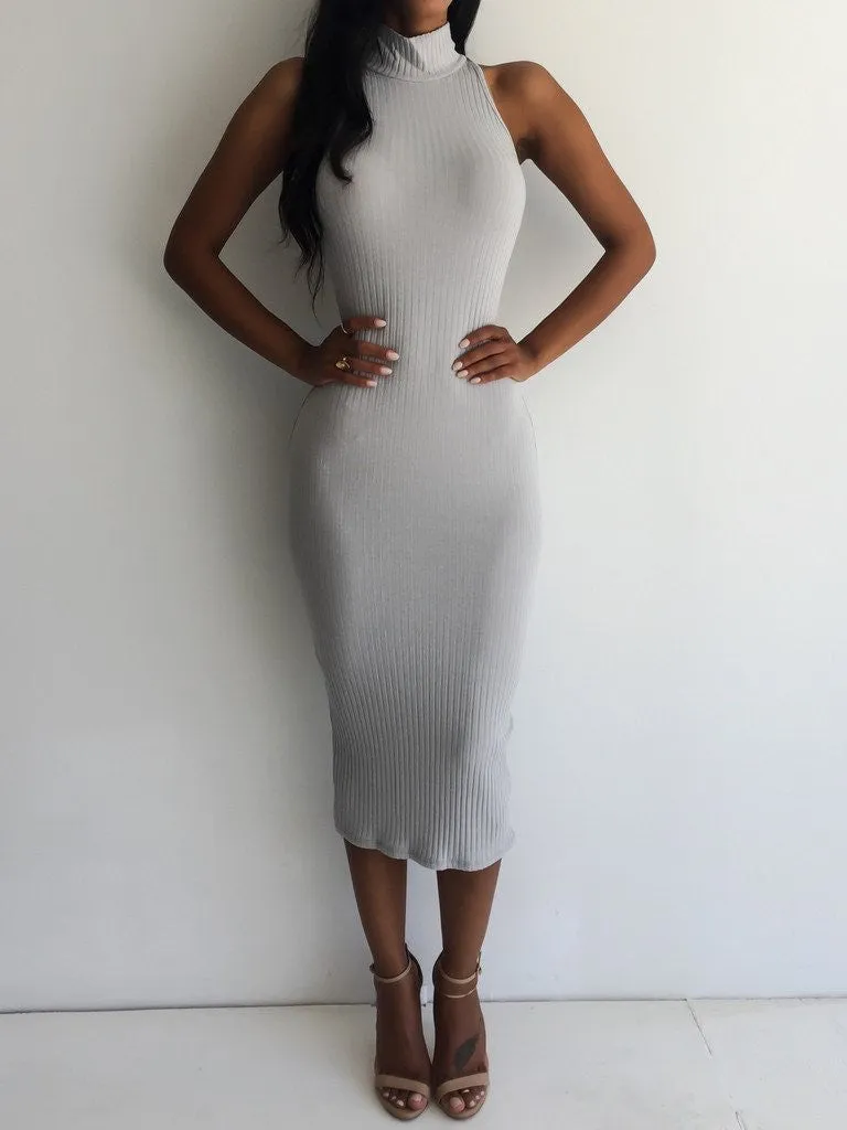 Summer style Spaghetti Strap Cross Front Bandage Dress Backless V-neck Cut Out Dress Mid-Calf Dress bodycon dresses club