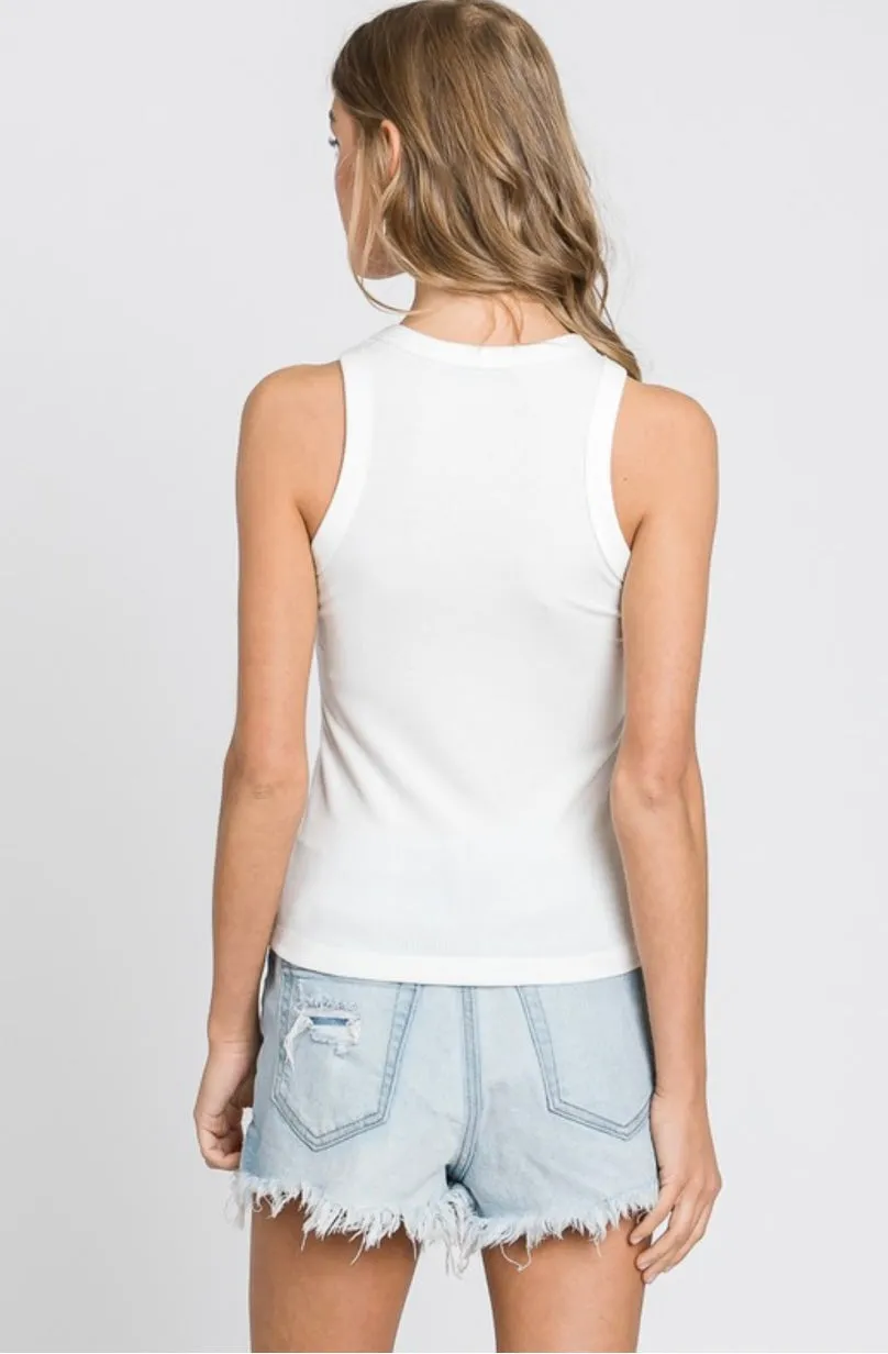 T188 RIB TANK TOP