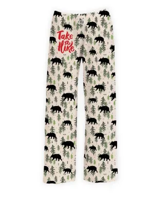Take A Hike Bear Pajama Lounge Pants
