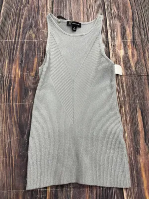 Tank Top By Inc In Silver, Size: Xs