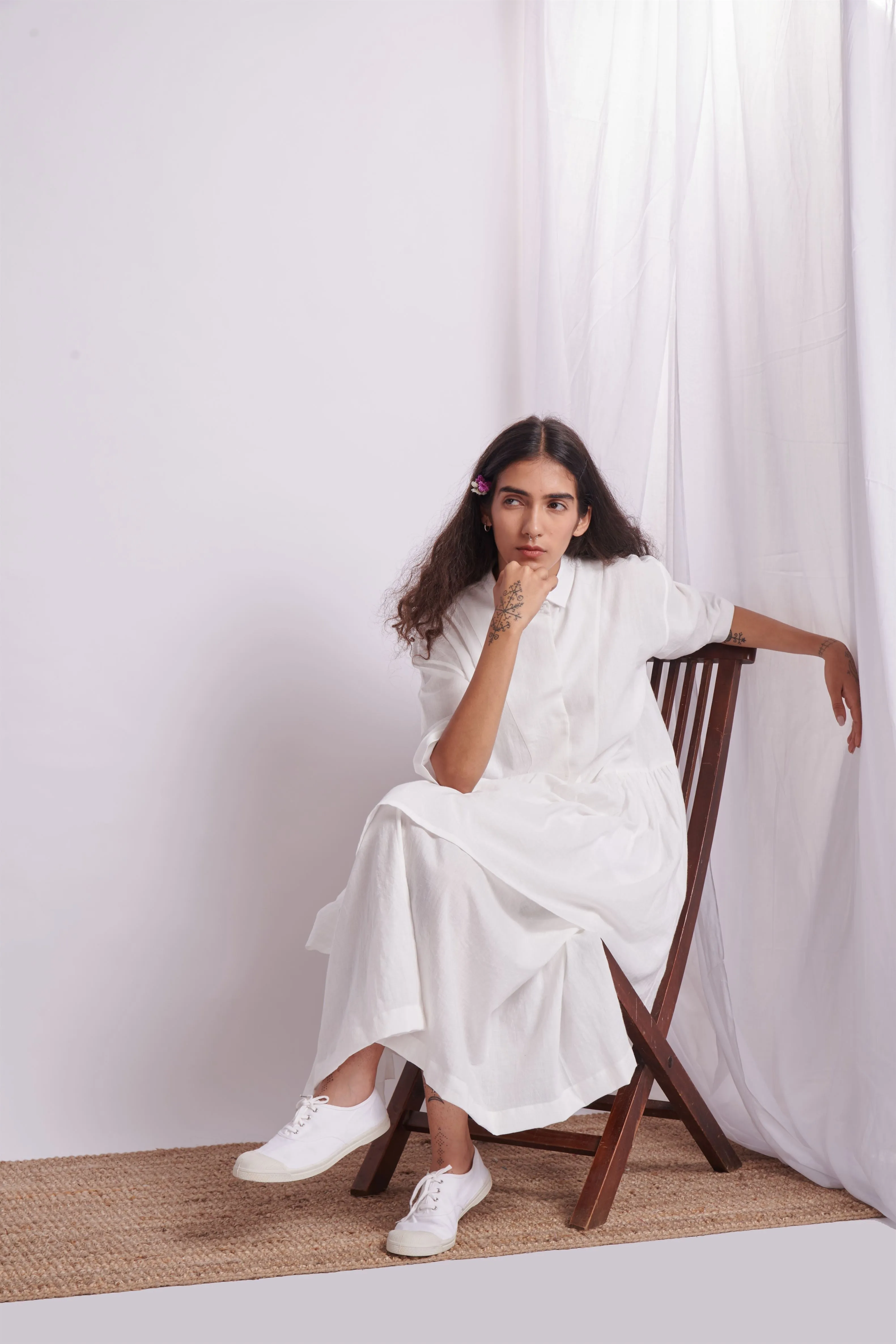The Plavate I Barvikha Sometimes I wonder Co- ord Set Cotton Pink Sky Blue Daily Collection AW22-38