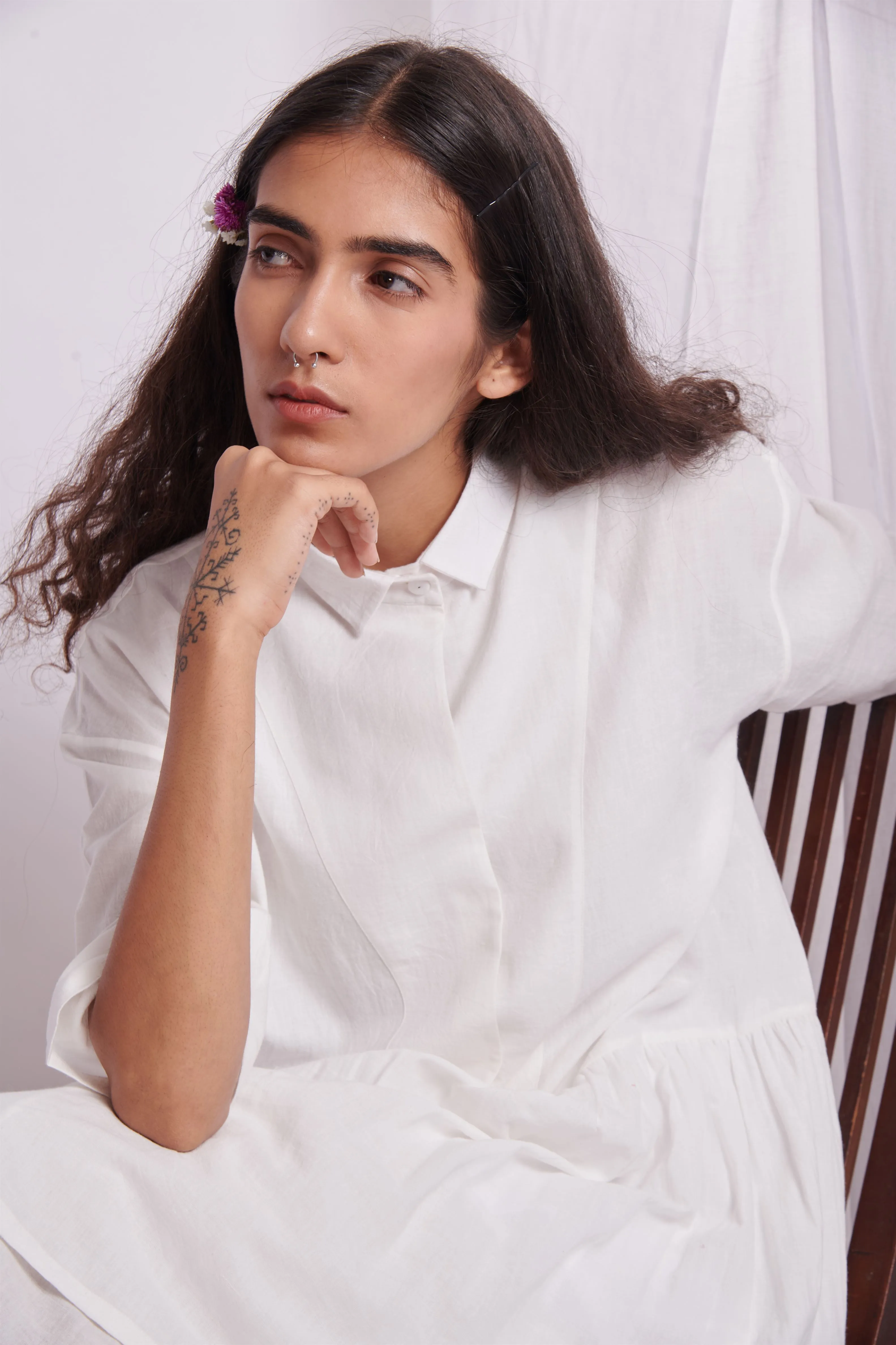 The Plavate I Barvikha Sometimes I wonder Co- ord Set Cotton Pink Sky Blue Daily Collection AW22-38