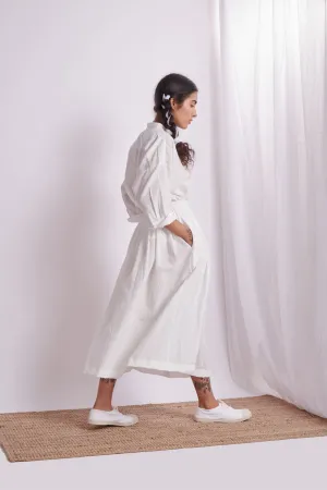The Plavate I Moskva Happy days are here Co- ord Set Cotton White    Daily Collection AW22-39