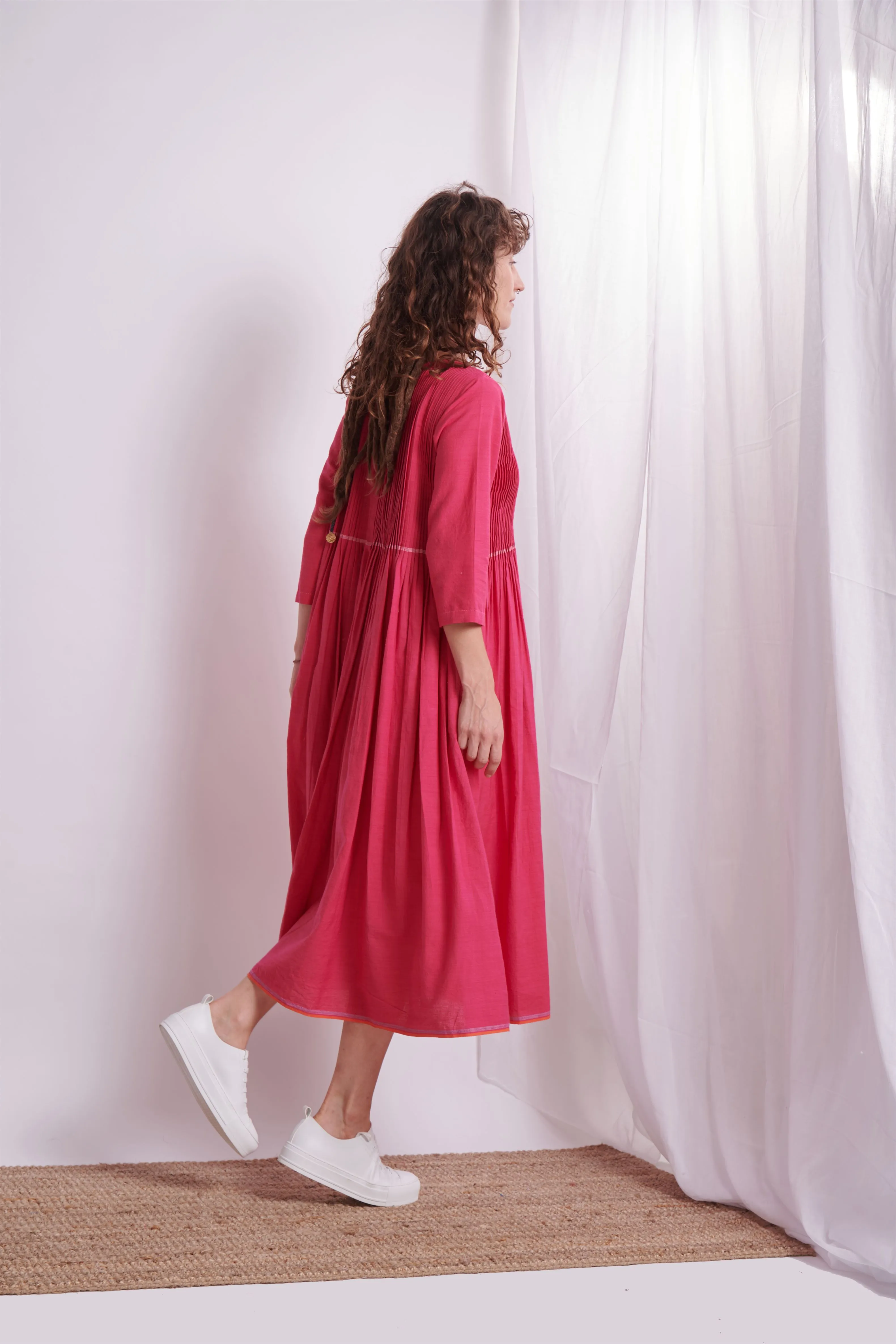 The Plavate I Sosnovy I love breaks Dress Cotton Pink Daily Collection AW22-02