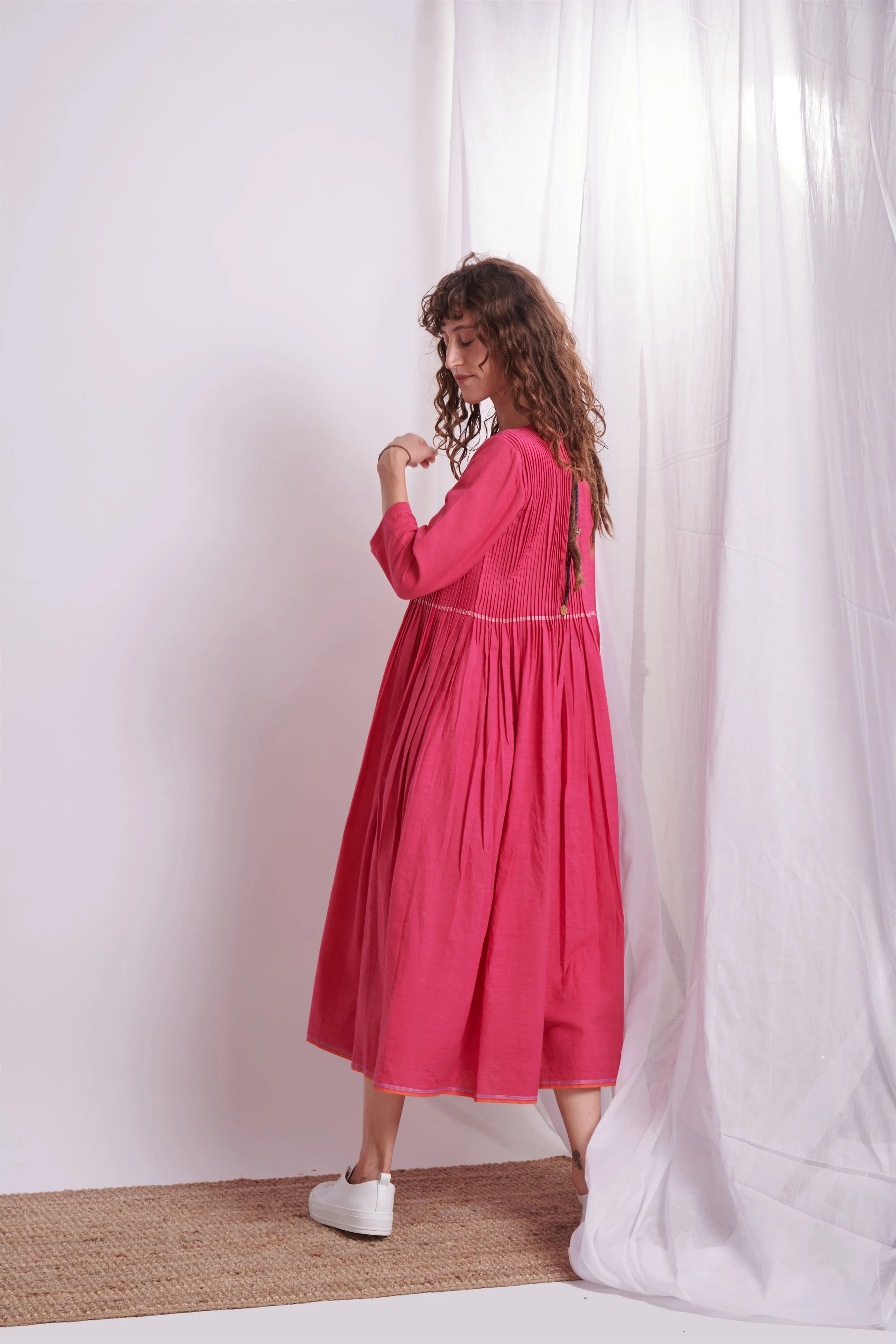 The Plavate I Sosnovy I love breaks Dress Cotton Pink Daily Collection AW22-02
