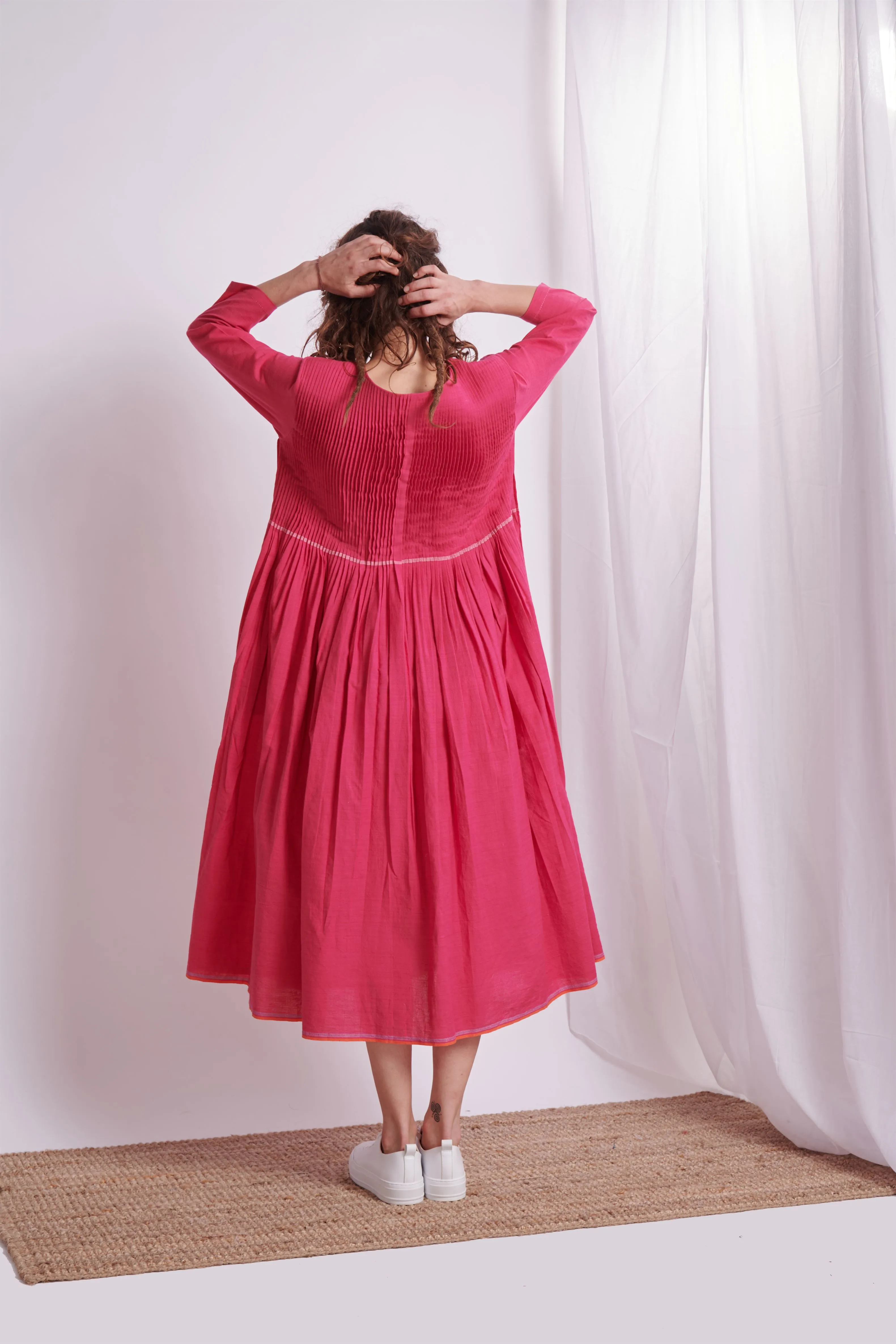The Plavate I Sosnovy I love breaks Dress Cotton Pink Daily Collection AW22-02