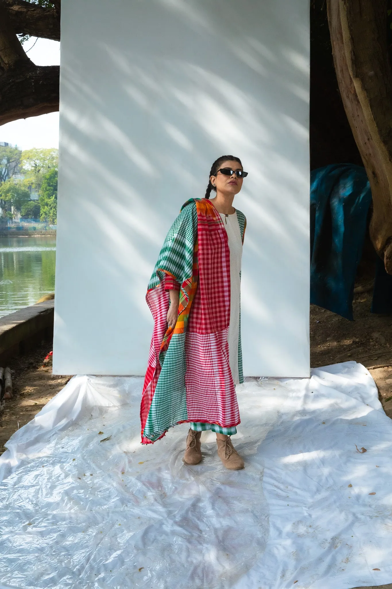 The Twirly Dress Set (Dress   Palazzo   Dupatta)