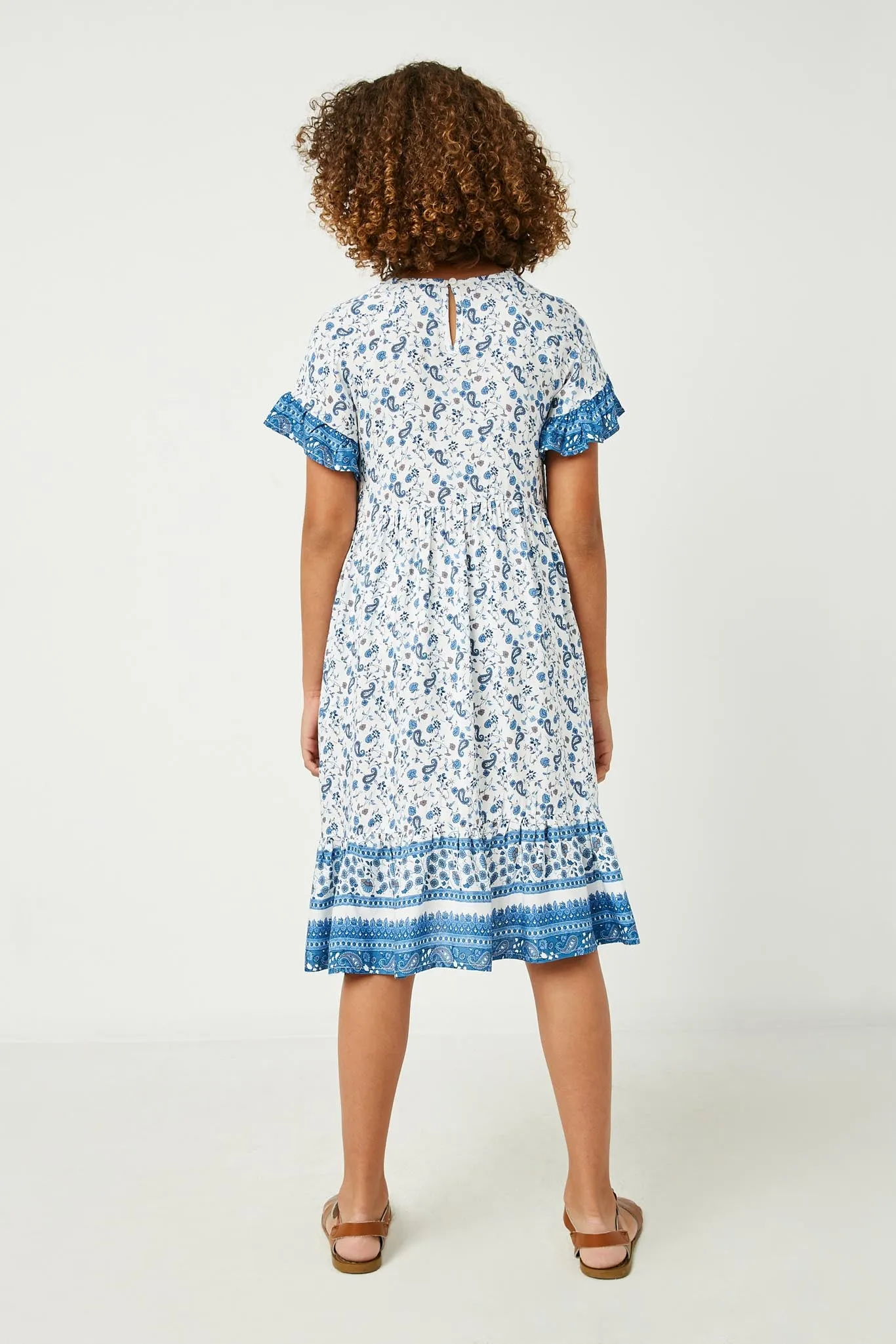 Tied Neck Mini Dress