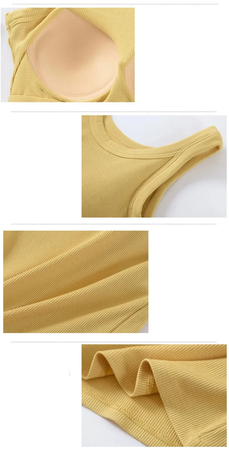 Tops with Built in Bra Tank Top