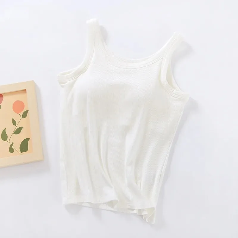 Tops with Built in Bra Tank Top