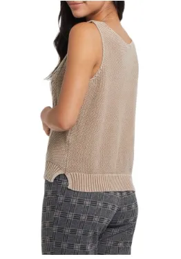 Tribal Taupe Sweater Vest