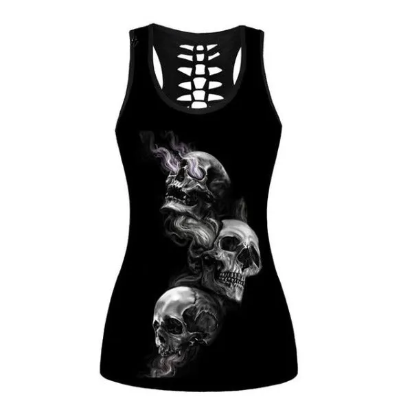 Triple Skull Tank Top