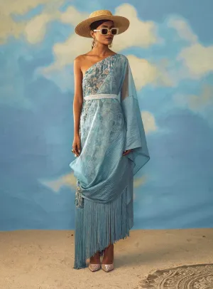 Turquoise Tussie Mussie Tunic