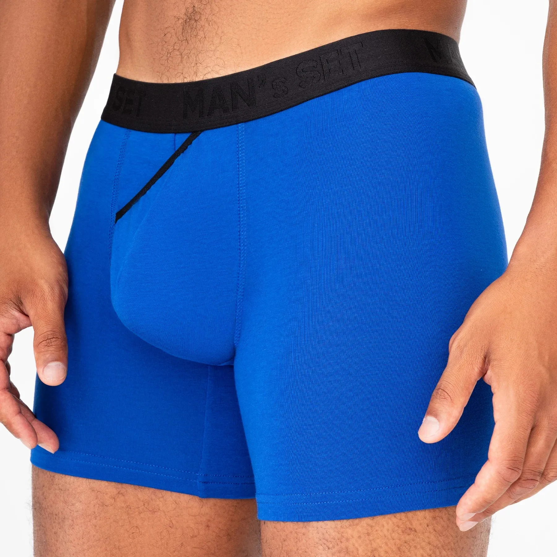 UltraSoft  Boxer Brief 7.6" OpenFly, Electric Blue