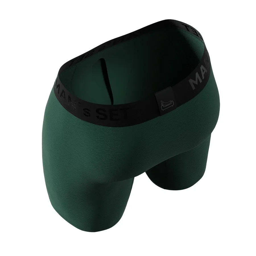 UltraSoft  Boxer Brief 7.6" OpenFly, Forest Green