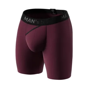 UltraSoft  Boxer Brief 7.6" OpenFly, Plum